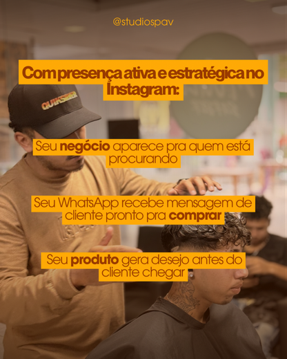 Conteúdo com direção — peça 4 do portfólio PAV Studio