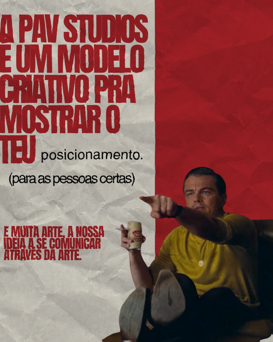 Design para comunicar — peça 2 do portfólio PAV Studio